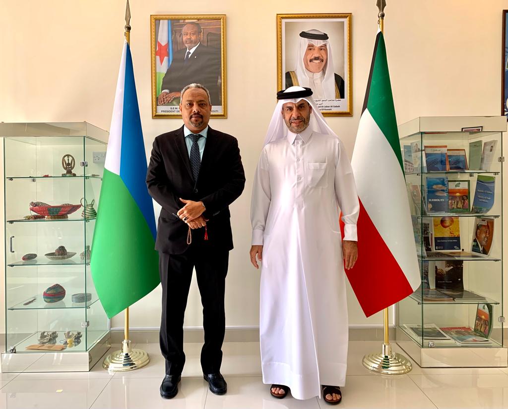 زيارة سفير دولة قطر لدى دولة الكويت لسفارة
